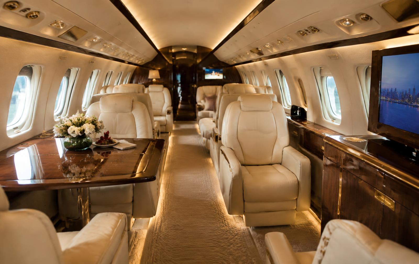 Luxury cabin interior